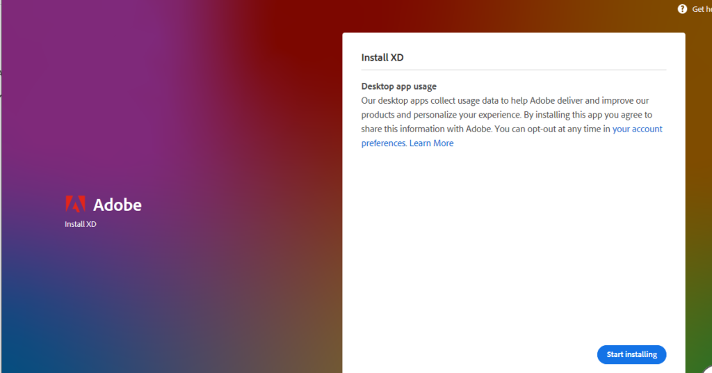  Install Adobe XD Blog Image 3