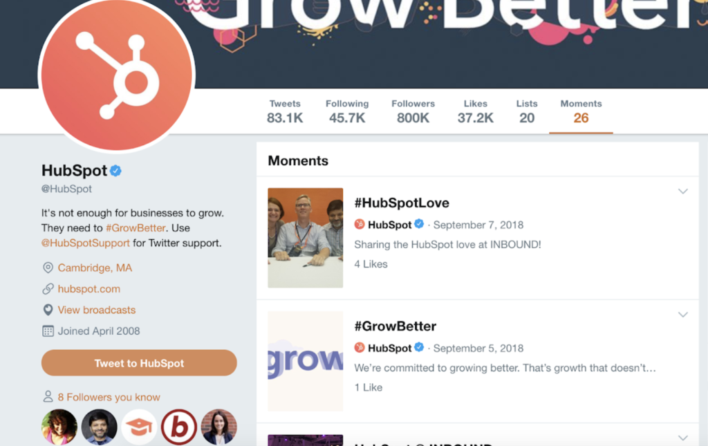 Hubspot twitter marketing