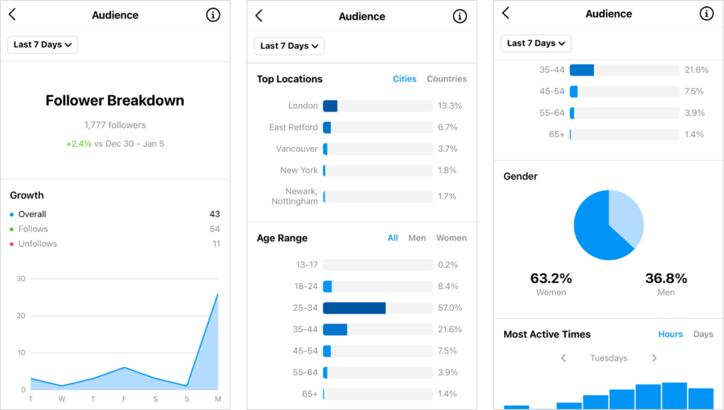 Instagram analytics