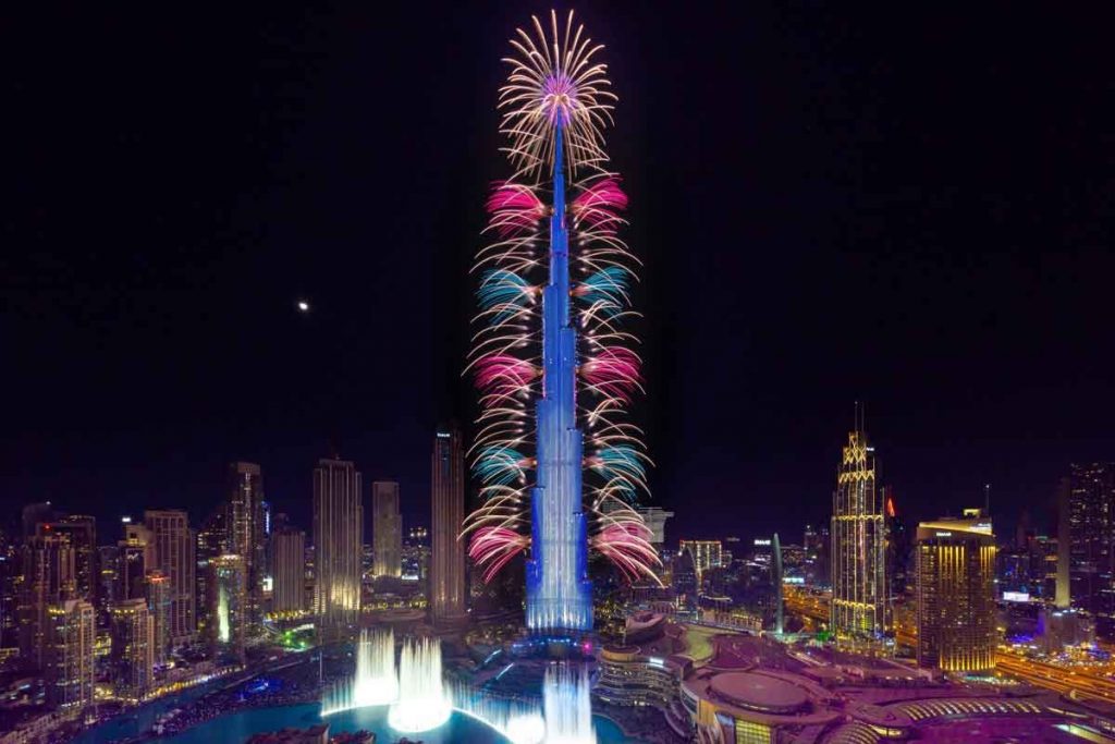 Burj Khalifa Fireworks