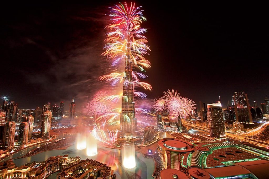 Fireworks At Burj Khalifa